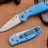 Складной нож Benchmade Mini Griptilian 556-BLU - Складной нож Benchmade Mini Griptilian 556-BLU