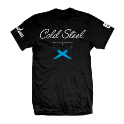 Футболка Cold Steel Cursive Black Tee Shirt TJ