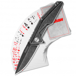 Складной полуавтоматический нож и игральные карты Kershaw Starter Series K1318KITX