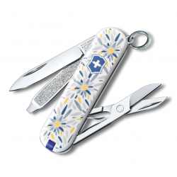 Многофункциональный cкладной нож-брелок Victorinox Alpine Edelweiss 0.6223.L2109