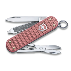 Многофункциональный складной нож-брелок Victorinox Classic SD Precious Alox Gentle Rose 0.6221.405G