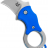 Складной нож-брелок Fox Mini-KA Karambit Blue 535 BL - Складной нож-брелок Fox Mini-KA Karambit Blue 535 BL