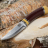 Нож Bark River Scandi Maroon Linen Mic. Ivory sp. - Нож Bark River Scandi Maroon Linen Mic. Ivory sp.