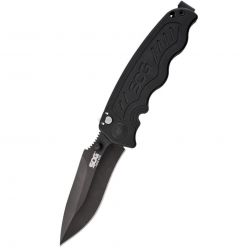 Складной полуавтоматический нож SOG Zoom Mini Black ZM1002